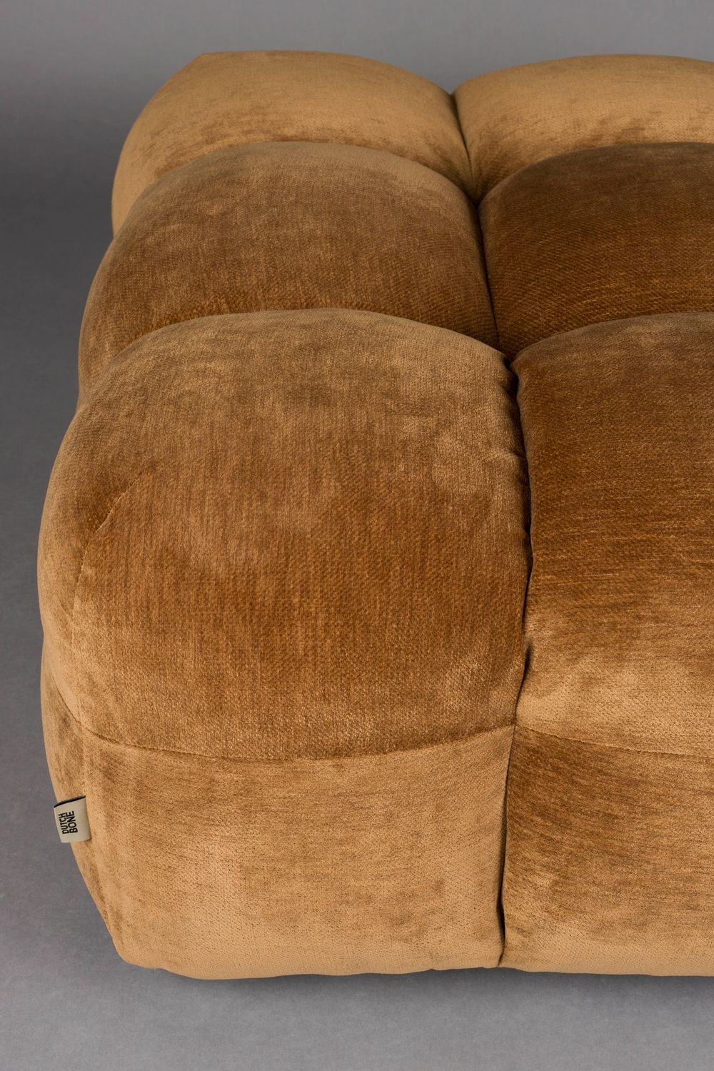 Hocker Hackman Velours Cognac Hocker Hackman Velours Cognac