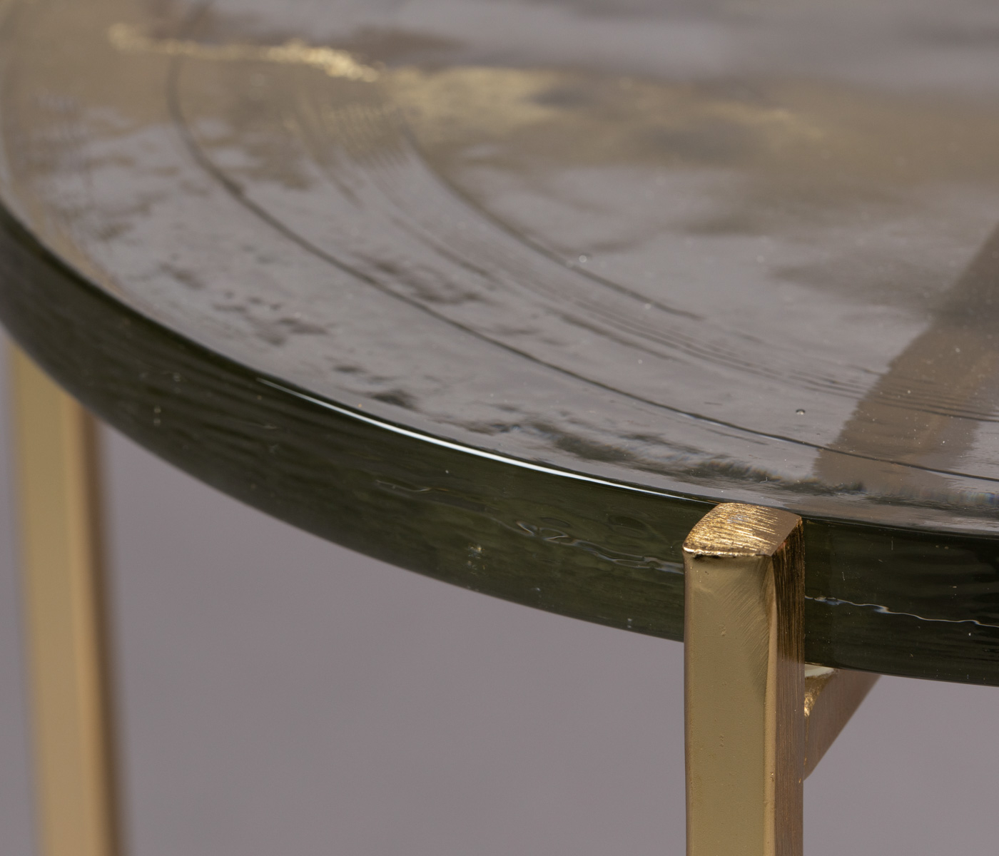 Vidrio Side Table Brass