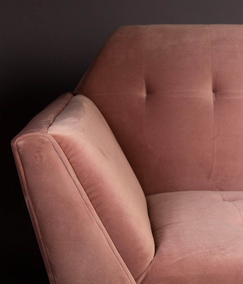 Kate Lounge Chair Pink Clay