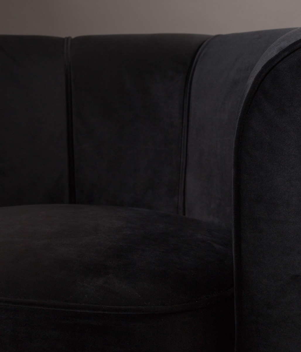 Flower Lounge Chair Black