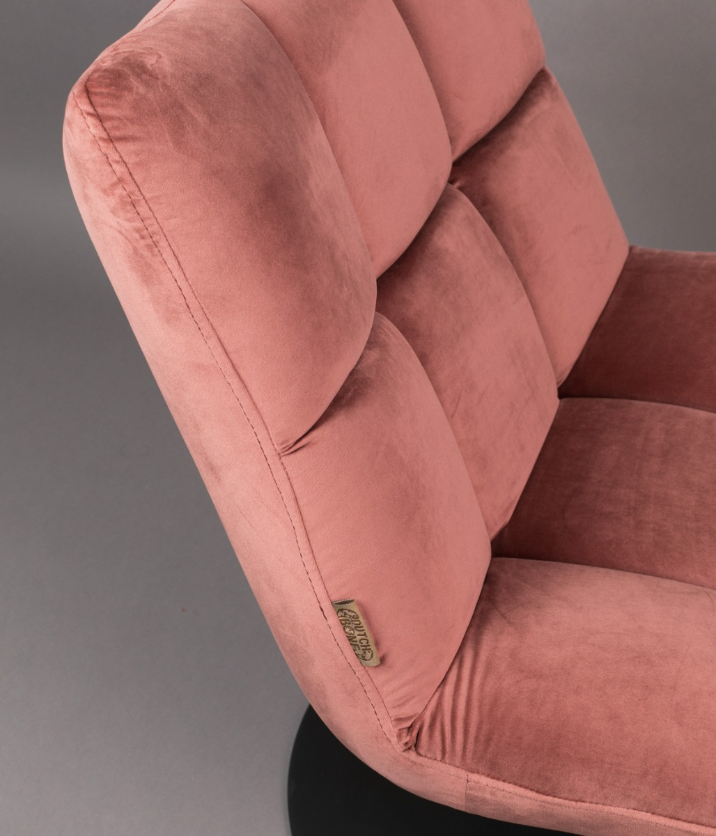 Bar Lounge Chair Pink