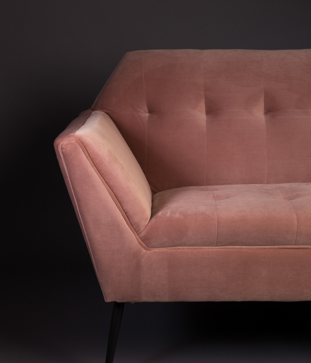 Kate 2 Seater Pink Clay