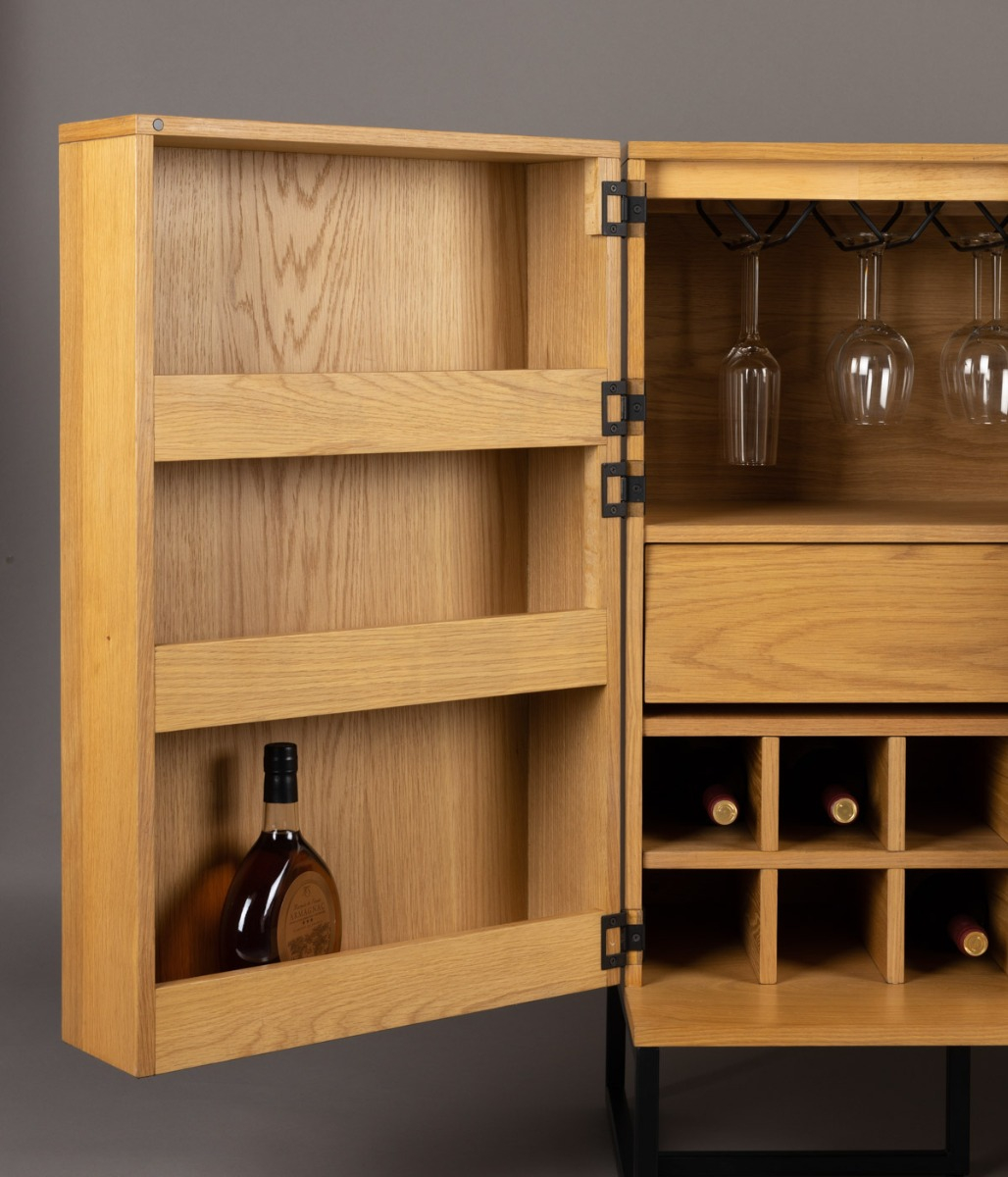 Class Storage Cabinet Oak