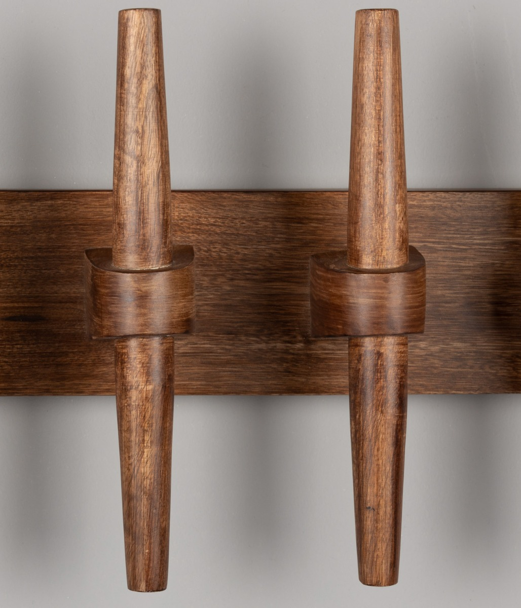 Jakub Wall Coat Rack Walnut