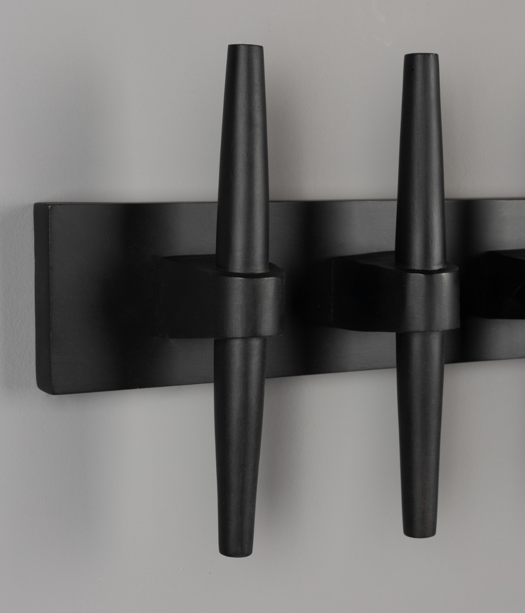 Jakub Wall Coat Rack Black 