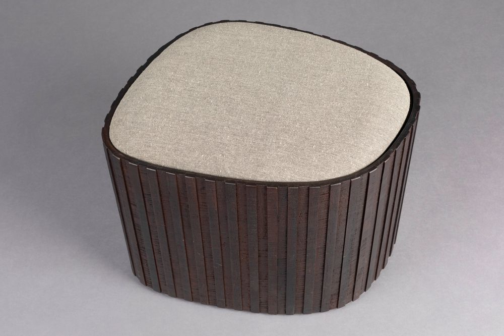 Bay Storage Pouf Low