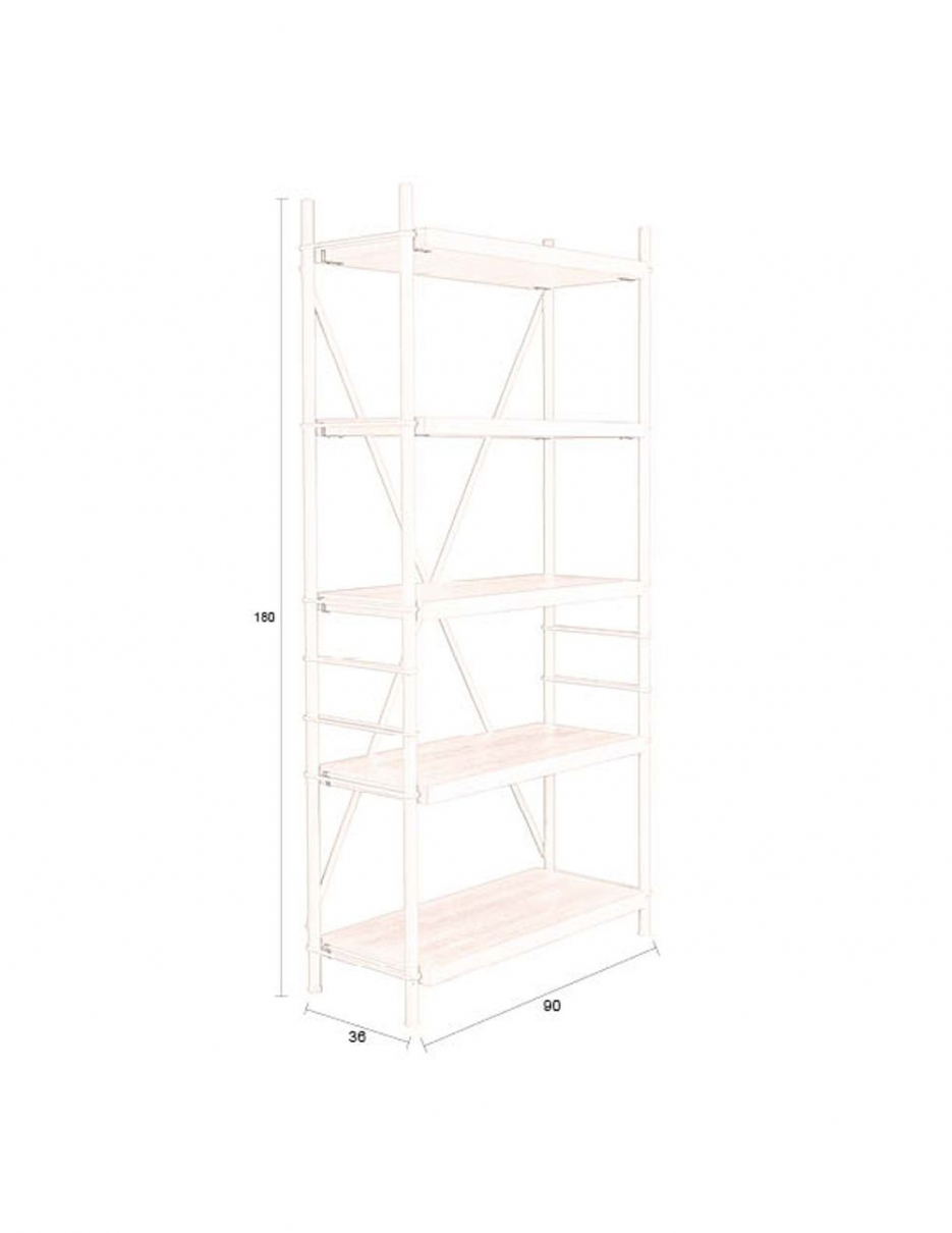 Iron Shelf Beige High main product photo no-optimization