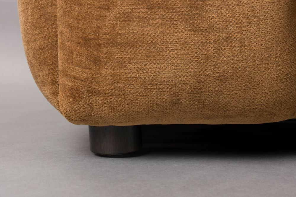 Sofa Hackman 3-Seater Velours Cognac main product photo no-optimization