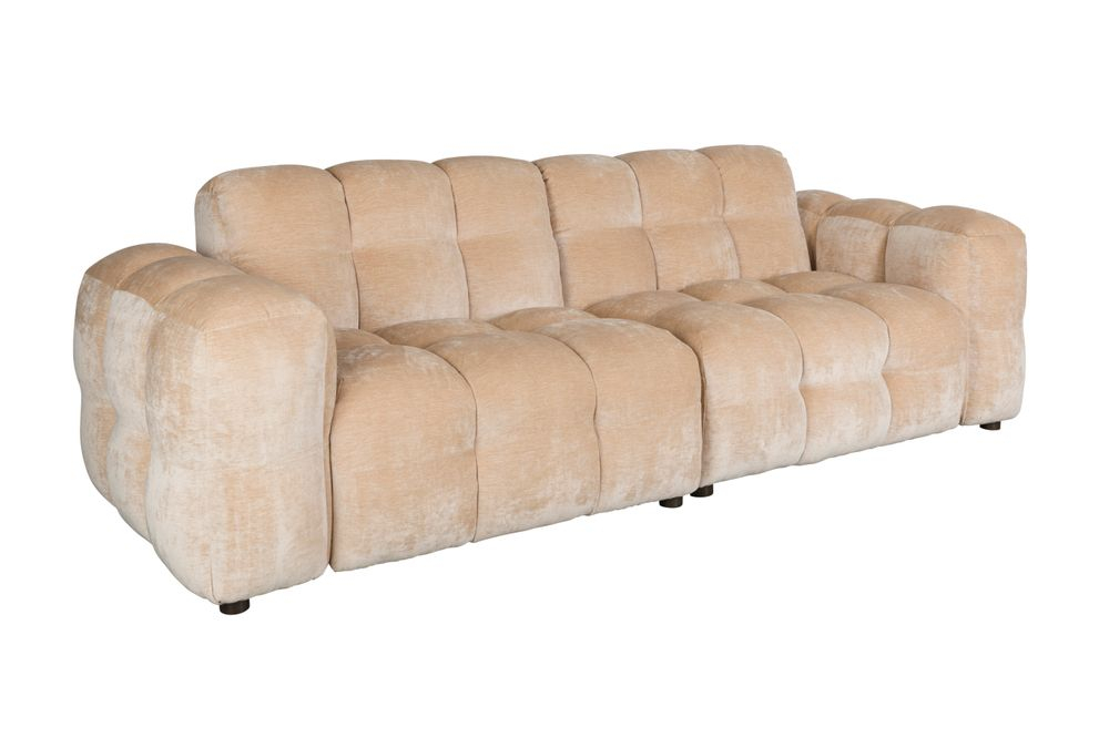 Hackman 3-zitsbank Velours Beige main product photo no-optimization