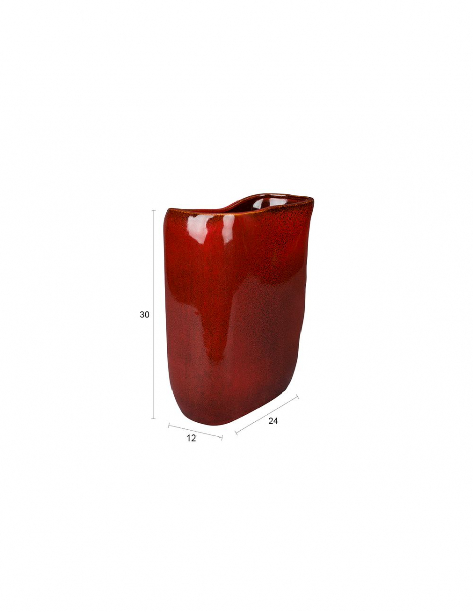 Vase Edna M Red main product photo no-optimization