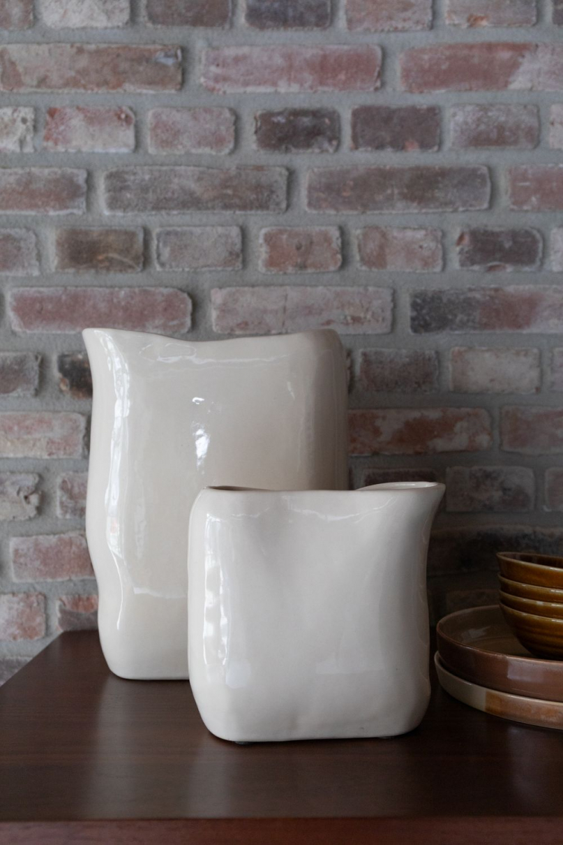 Vase Edna M Beige main product photo no-optimization