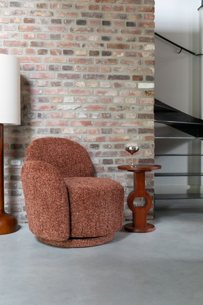 Lounge Chair Rose Bordeaux Red main product photo no-optimization
