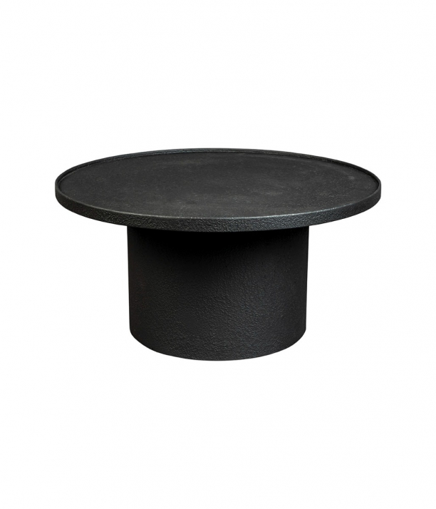 Winston Coffee Table Black Round 1