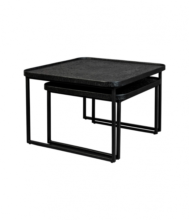 Winston Coffee Table Black (Set of 2) 1