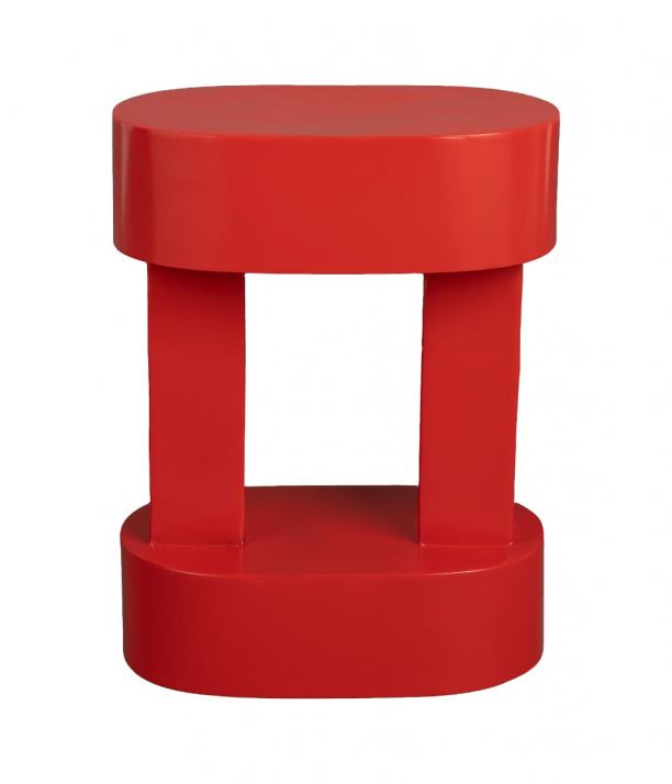 Magenta Side Table Red 1