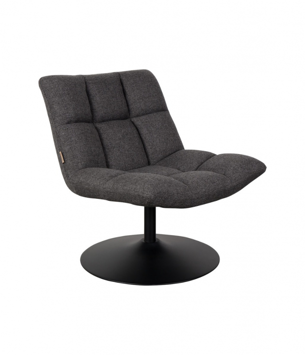 Bar Lounge Chair Dark Grey 1