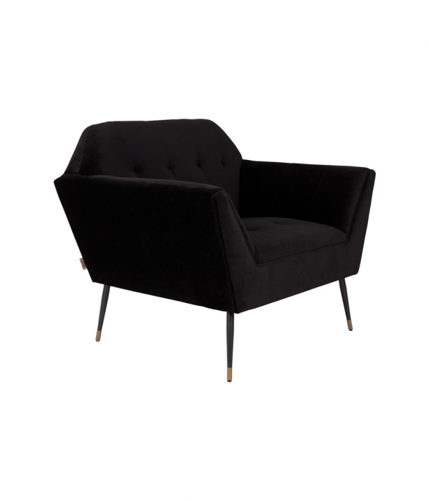 Kate Lounge Chair Black 1