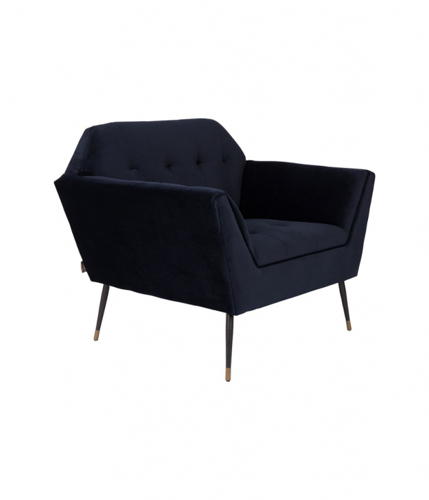 Kate Lounge Chair Blue 1