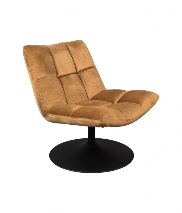 Bar Lounge Chair Golden Brown 1