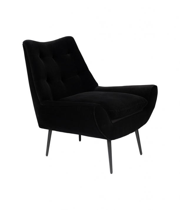Glodis Lounge Chair Nero 1