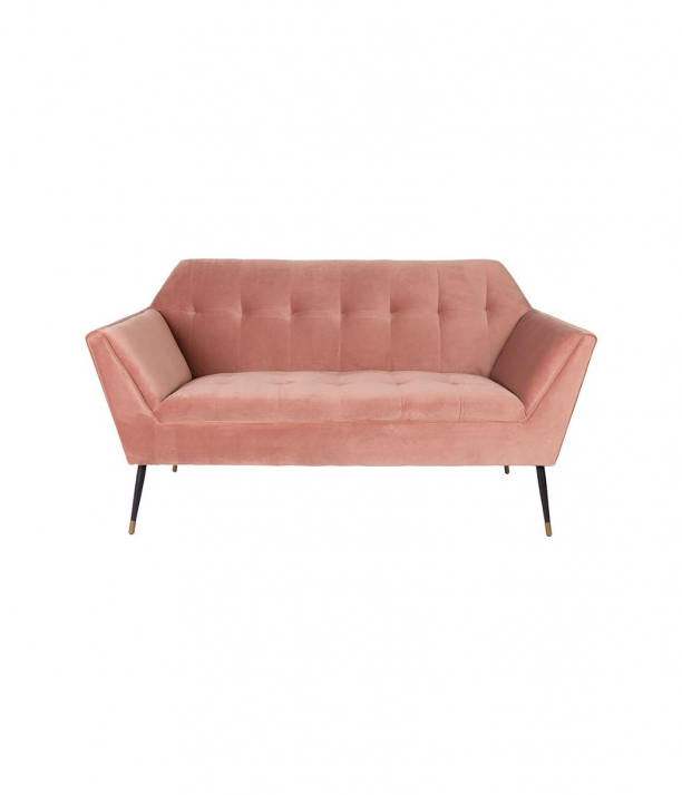 Kate 2 Seater Pink Clay 1