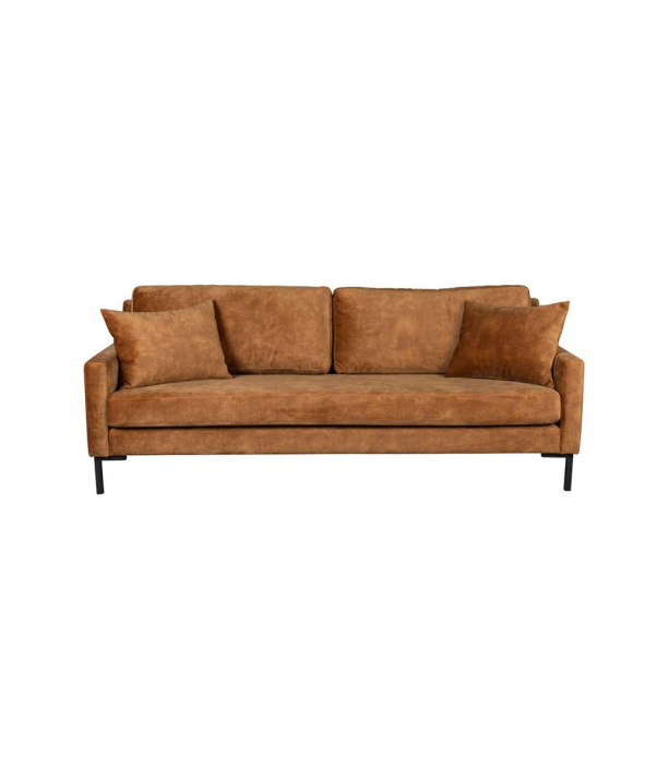 Houda 3 Seater Caramel 1