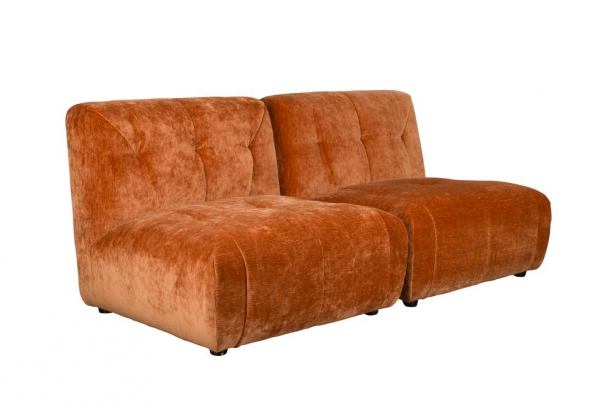 Giada Sofa 2-seater Terra Front Side