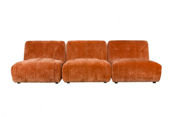 Giada Sofa 3-seater Terra Front