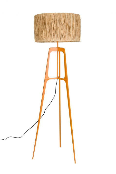 Afra Floor Lamp Orange Front