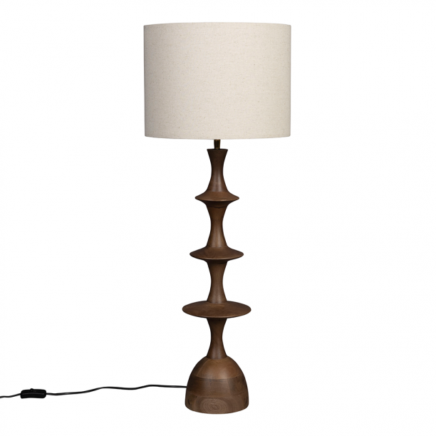 Cath Table Lamp Walnut  1