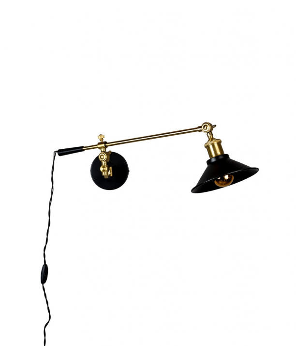 Penelope Wall Lamp Black 1