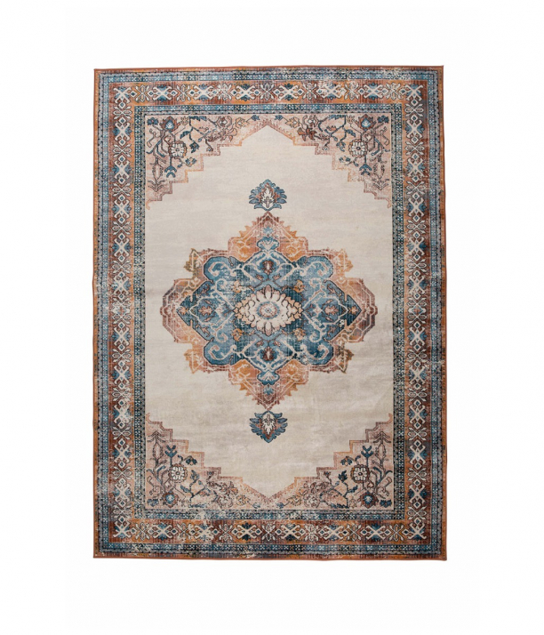 Mahal Carpet Blue/Brick 170X240 1