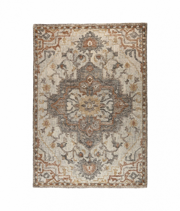 Amori Carpet Grey/Brick 160X230 1