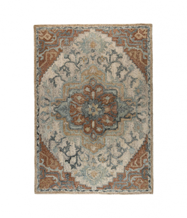 Amori Carpet Blue/Brick 200x300 1