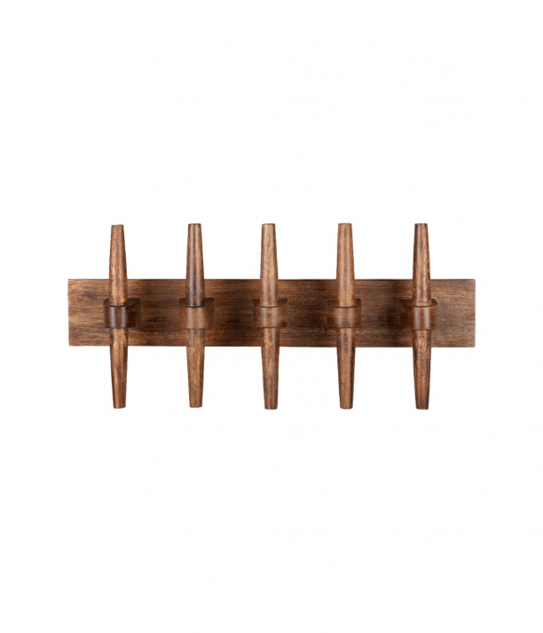 Jakub Wall Coat Rack Walnut 1