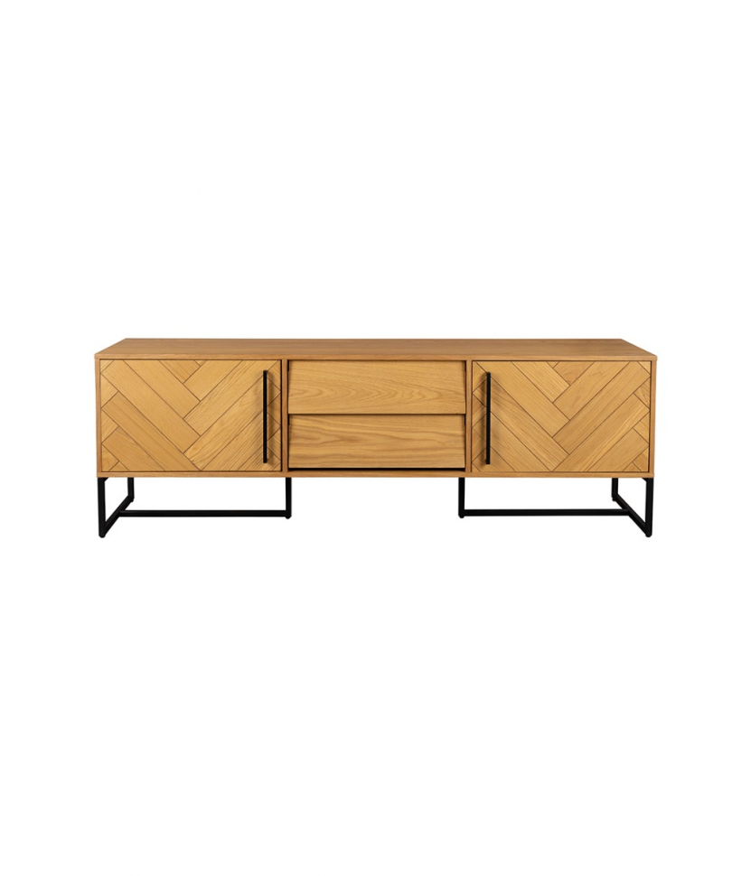 Class Sideboard Oak Low 1