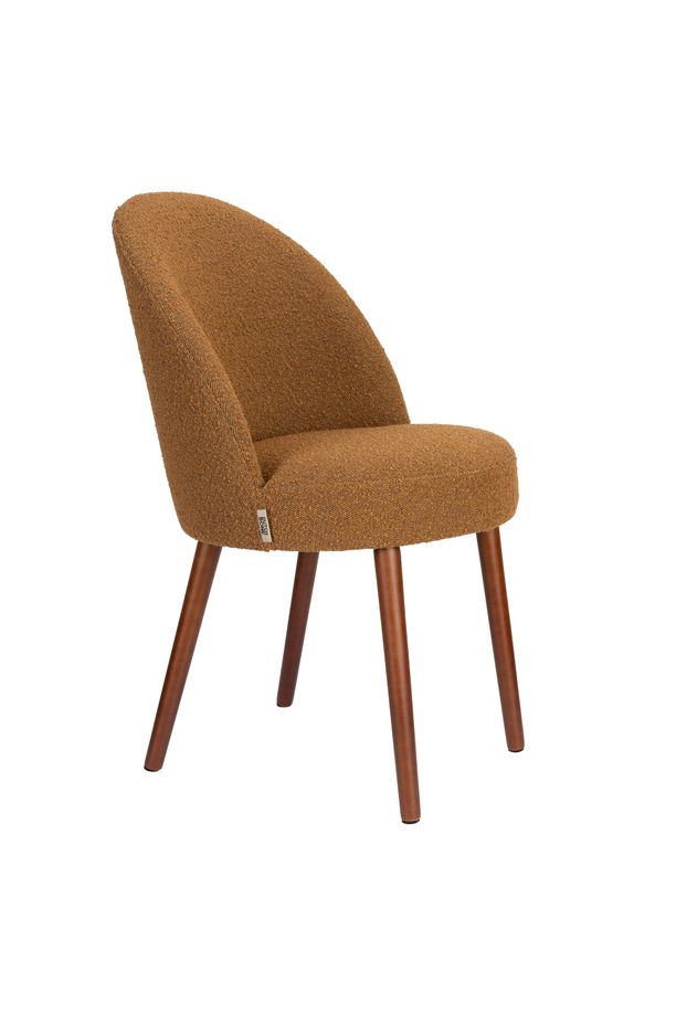 Barbara boucle chair Front Side