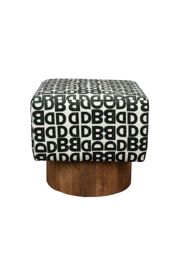 Monogram stool Front
