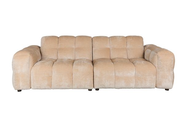 Hackman sofa velours 3-seater Front