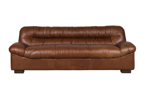 Douglas sofa 3 seater leather wax Front