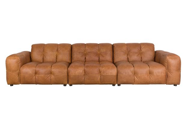 Hackman sofa 4,5 seater leather Front