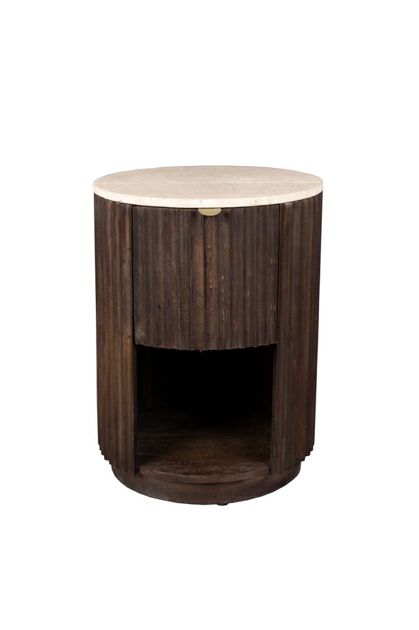 Marlow side table bed stand Front